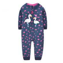 Load image into Gallery viewer, Cartoon One Pieces Pyjamas Fleece Jumpsuit For Babies
