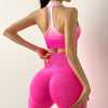 2Pcs Yoga Gym Fitness Seamless Women Workout Clothes