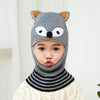 Animal Cartoon Windproof Winter Beanie Hats For Kids