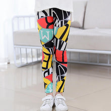 Load image into Gallery viewer, Girl Pants Soft Elastic Kids Leggings Floral Printed Girls Skinny Pants Trousers 1- 10 Years Children Trousers Summer Clothes freeshipping - Tyche Ace
