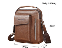 Load image into Gallery viewer, Casual PU Leather Crossbody Bags For Men - Tyche Ace
