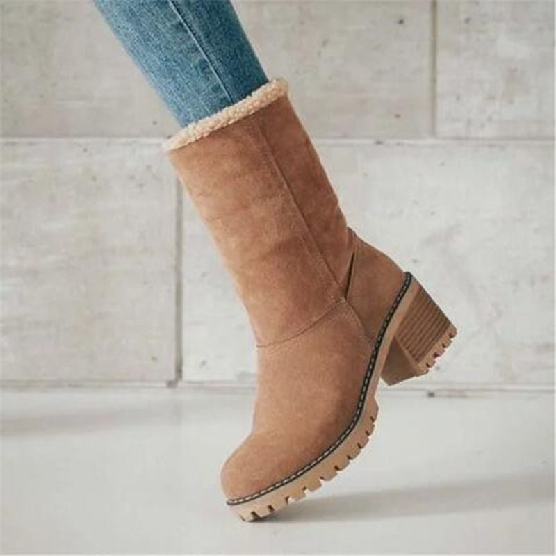 Women Comfortable Winter Warm Fur Ankle Boots - Tyche Ace