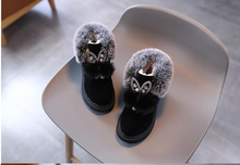 Load image into Gallery viewer, Unisex Winter Soft Bottom Plush Faux Fur Boots For Kids
