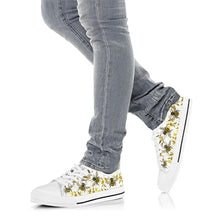 Load image into Gallery viewer, Women Bee Pattern Low Top Casual  Canvas Sneakers - Tyche Ace
