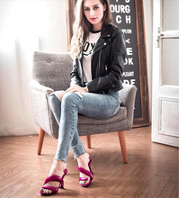 Load image into Gallery viewer, Gladiator Toe Cut Out High Heel Bottomless Sandals freeshipping - Tyche Ace
