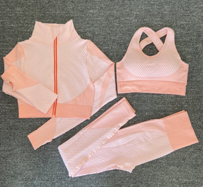 Seamless Women Yoga Workout Sportswear Sets