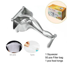 Load image into Gallery viewer, Aluminium Manual Hand-Held Pressure Juicer freeshipping - Tyche Ace
