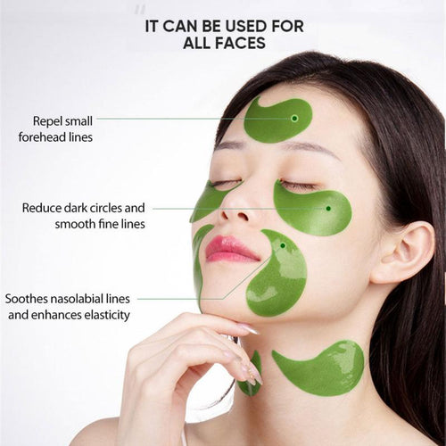 Avocado Crystal Collagen Dark Circles Moisturising Eye Gel Mask freeshipping - Tyche Ace