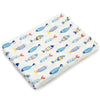 Baby 2 Layer Cotton Muslin Dinosaur Pattern Multi-Use Swaddle Wrap Blankets freeshipping - Tyche Ace