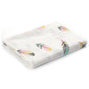 Baby 2 Layer Cotton Muslin Dinosaur Pattern Multi-Use Swaddle Wrap Blankets freeshipping - Tyche Ace