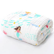 Load image into Gallery viewer, Baby 6 Layer Super Soft Muslin Swaddle Wrap Blankets freeshipping - Tyche Ace
