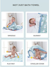 Load image into Gallery viewer, Baby 6 Layers Muslin Cotton Swaddle Breathable Blankets freeshipping - Tyche Ace
