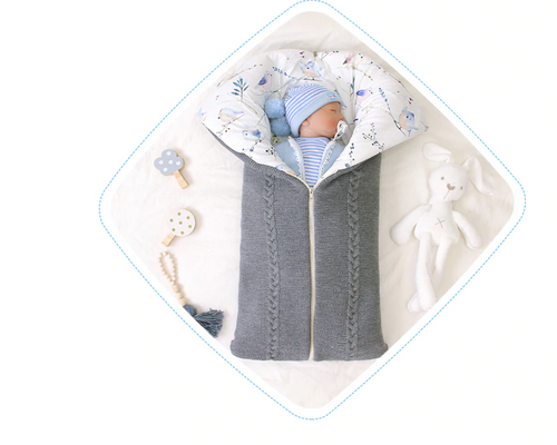 Baby All Seasons Thick Knitted Multi-Use Swaddle Sleep Sacks freeshipping - Tyche Ace