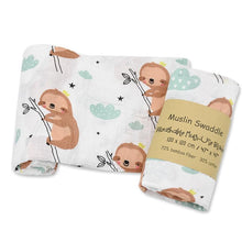 Load image into Gallery viewer, Baby Bamboo Cotton Breathable Soft Muslin Wrap Blankets freeshipping - Tyche Ace
