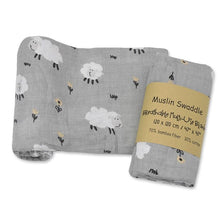 Load image into Gallery viewer, Baby Bamboo Cotton Breathable Soft Muslin Wrap Blankets freeshipping - Tyche Ace
