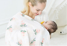 Load image into Gallery viewer, Baby Bamboo Cotton Breathable Soft Muslin Wrap Blankets freeshipping - Tyche Ace
