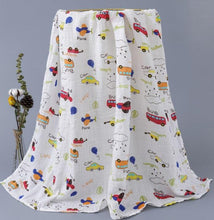 Load image into Gallery viewer, Baby Bamboo Cotton Diaper Gauze Muslin Swaddle Blankets freeshipping - Tyche Ace
