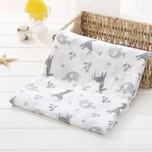 Load image into Gallery viewer, Baby Bamboo Cotton Diaper Gauze Muslin Swaddle Blankets freeshipping - Tyche Ace
