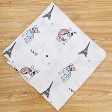 Load image into Gallery viewer, Baby Bamboo Cotton Diaper Gauze Muslin Swaddle Blankets freeshipping - Tyche Ace
