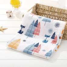 Load image into Gallery viewer, Baby Bamboo Cotton Diaper Gauze Muslin Swaddle Blankets freeshipping - Tyche Ace
