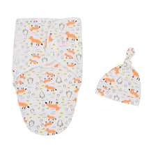 Load image into Gallery viewer, Baby Cotton Cocoon Swaddle Blanket +Cap Sleeping Sack Bedding freeshipping - Tyche Ace
