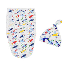 Load image into Gallery viewer, Baby Cotton Cocoon Swaddle Blanket +Cap Sleeping Sack Bedding freeshipping - Tyche Ace
