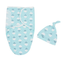 Load image into Gallery viewer, Baby Cotton Cocoon Swaddle Blanket +Cap Sleeping Sack Bedding freeshipping - Tyche Ace
