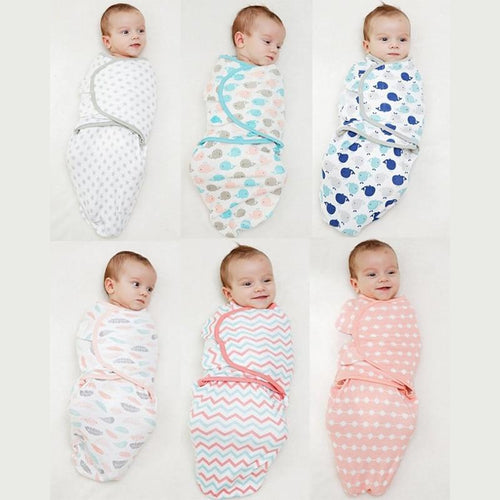Baby Cotton Soft Swaddle Wrap Blanket Sleep Sacks freeshipping - Tyche Ace