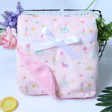 Load image into Gallery viewer, Baby Double Layer Coral Fleece Swaddle Envelope Stroller Wrap Blankets freeshipping - Tyche Ace
