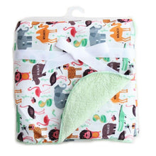 Load image into Gallery viewer, Baby Double Layer Coral Fleece Swaddle Envelope Stroller Wrap Blankets freeshipping - Tyche Ace
