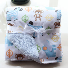 Load image into Gallery viewer, Baby Double Layer Coral Fleece Swaddle Envelope Stroller Wrap Blankets freeshipping - Tyche Ace
