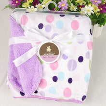 Load image into Gallery viewer, Baby Double Layer Coral Fleece Swaddle Envelope Stroller Wrap Blankets freeshipping - Tyche Ace
