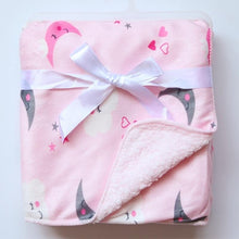 Load image into Gallery viewer, Baby Double Layer Coral Fleece Swaddle Envelope Stroller Wrap Blankets freeshipping - Tyche Ace
