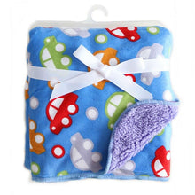 Load image into Gallery viewer, Baby Double Layer Coral Fleece Swaddle Envelope Stroller Wrap Blankets freeshipping - Tyche Ace
