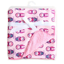 Load image into Gallery viewer, Baby Double Layer Coral Fleece Swaddle Envelope Stroller Wrap Blankets freeshipping - Tyche Ace

