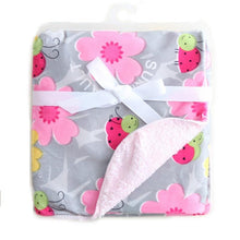 Load image into Gallery viewer, Baby Double Layer Coral Fleece Swaddle Envelope Stroller Wrap Blankets freeshipping - Tyche Ace
