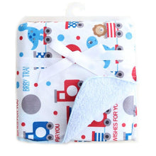 Load image into Gallery viewer, Baby Double Layer Coral Fleece Swaddle Envelope Stroller Wrap Blankets freeshipping - Tyche Ace

