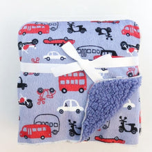 Load image into Gallery viewer, Baby Double Layer Coral Fleece Swaddle Envelope Stroller Wrap Blankets freeshipping - Tyche Ace

