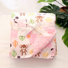 Baby Double Layered Coral Fleece Swaddle Wrap Blanket freeshipping - Tyche Ace