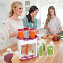 Load image into Gallery viewer, Baby Feeding Squeeze Fruit Juice Station Pouches Container Storage Kit freeshipping - Tyche Ace
