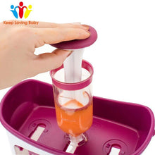 Load image into Gallery viewer, Baby Feeding Squeeze Fruit Juice Station Pouches Container Storage Kit freeshipping - Tyche Ace
