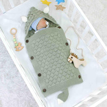 Load image into Gallery viewer, Baby Knitted Fox Cartoon Cocoon Envelope Swaddle Sleep Sacks freeshipping - Tyche Ace
