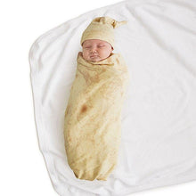Load image into Gallery viewer, Baby Novelty Flour Burrito Tortilla  Envelope Sleeping Swaddle Wrap Hat Set freeshipping - Tyche Ace
