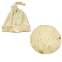 Load image into Gallery viewer, Baby Novelty Flour Burrito Tortilla  Envelope Sleeping Swaddle Wrap Hat Set freeshipping - Tyche Ace
