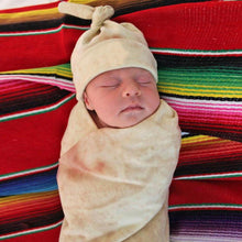 Load image into Gallery viewer, Baby Novelty Flour Burrito Tortilla  Envelope Sleeping Swaddle Wrap Hat Set freeshipping - Tyche Ace

