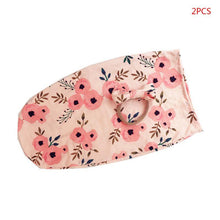 Load image into Gallery viewer, Baby Printed Photography Prop Blankets Printed Swaddle Muslin Wrap +Headband 2PCS freeshipping - Tyche Ace

