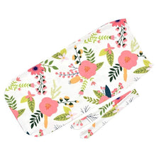 Load image into Gallery viewer, Baby Printed Photography Prop Blankets Printed Swaddle Muslin Wrap +Headband 2PCS freeshipping - Tyche Ace
