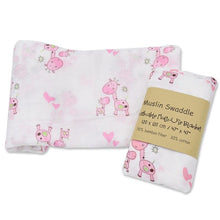 Load image into Gallery viewer, Baby Soft Gauze Breathable Bamboo Muslin Swaddle Wrap Blankets freeshipping - Tyche Ace
