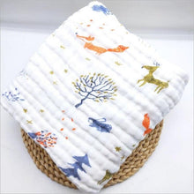 Load image into Gallery viewer, Baby Super Soft Cotton 6 Layer Blister Fabric Multi Design Muslin Swaddle Wrap Blankets freeshipping - Tyche Ace
