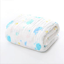 Load image into Gallery viewer, Baby Super Soft Cotton 6 Layer Blister Fabric Multi Design Muslin Swaddle Wrap Blankets freeshipping - Tyche Ace
